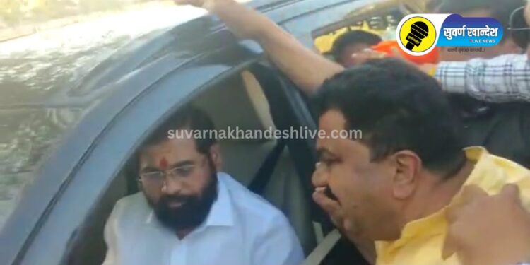 पाचोऱ्यात मुख्यमंत्री एकनाथ शिंदेंचा ताफा अडवला, काय आहे कारण?