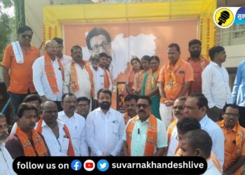 पाचोऱ्यात शिवसेनाप्रमुख बाळासाहेब ठाकरेंना अभिवादन