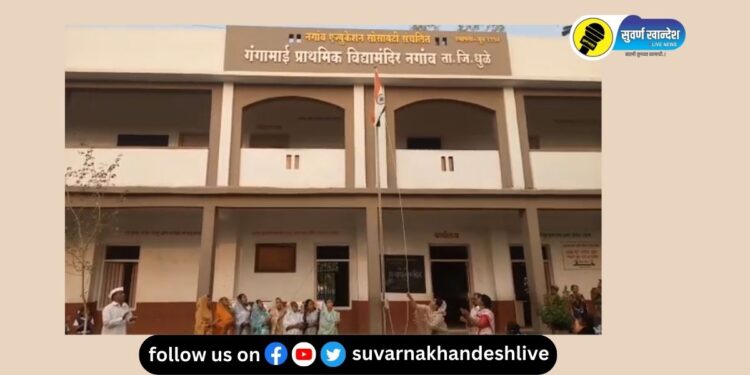 74 वा प्रजासत्ताक दिवस, धुळ्यातील नगाव येथे उत्साहात साजरा; पाहा VIDEO