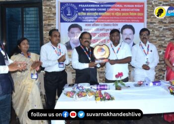 सन्मान आपल्या कार्याचा…! पाचोऱ्यातील लासगावचे सुपूत्र शशिकांत दुसाने सन्मानित; वाचा, सविस्तर…