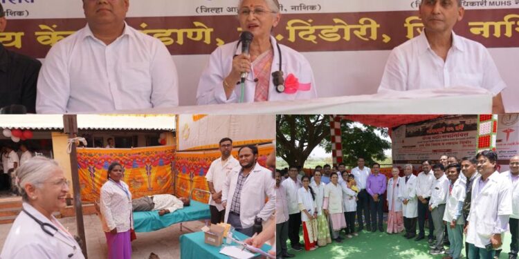 लेफ्टनन्ट जनरल (नि.) माधुरी कानिटकर शिबिरात बोलताना