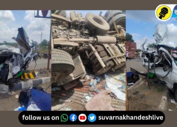 Dhule Accident : धुळे जिल्ह्यात भीषण अपघात, हॉटेलमध्ये घुसला कंटेनर, 9 जणांचा मृत्यू, अनेक जखमी