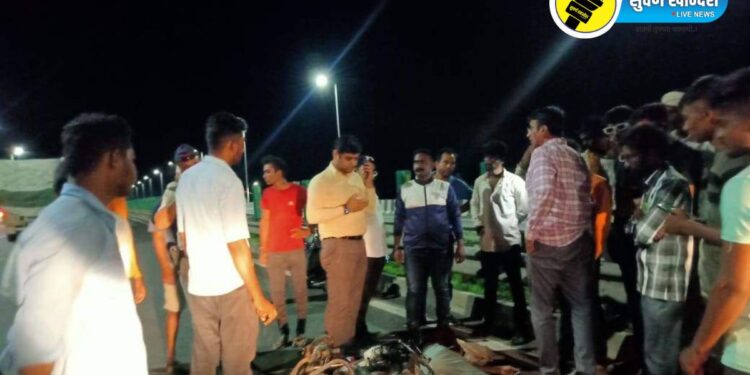 नशिराबाद पुलावर अपघात, जिल्हाधिकाऱ्यांच्या संवेदनशील कृतीमुळे तरूणाचे वाचले प्राण, वाचा सविस्तर