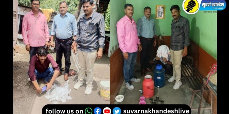 पाचोऱ्यात गावठी दारू विक्रेत्यांवर कारवाई, वाचा, सविस्तर बातमी…