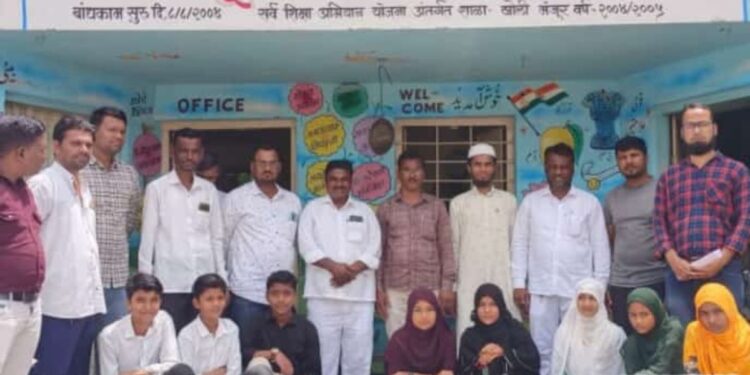 पिंपळगाव हरेश्वर : जिल्हा परिषद उर्दु शाळेत ‘चंद्रयान क्विज’ प्रश्नमंजुषा कार्यक्रमाचे आयोजन