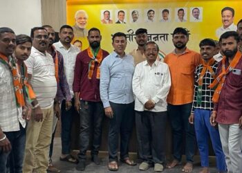 पाचोऱ्यात शिवसैनिकांचा अमोल शिंदे यांच्या उपस्थितीत भाजपात पक्षप्रवेश