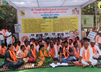 पाचोरा-भडगाव तालुका दुष्काळग्रस्त जाहीर करण्यासाठी वैशाली सुर्यवंशी यांच्या नेतृत्वाखाली आंदोलन