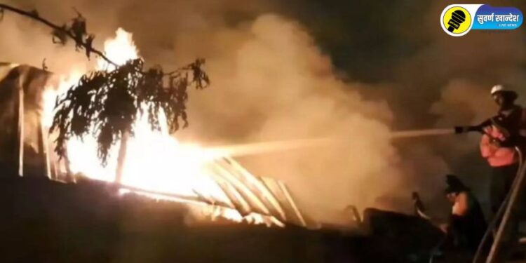 मोठी बातमी! छत्रपती संभाजीनगरमध्ये हातमोजे बनविणाऱ्या कंपनीत भीषण आग, 6 जणांचा दुर्दैवी मृत्यू