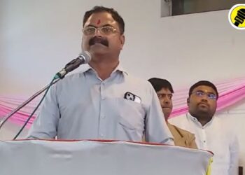 आमदार किशोर पाटील मेळाव्यात बोलताना