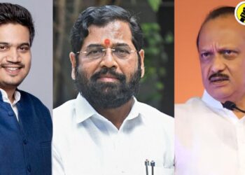 आमदार रोहित पवार यांचे मोठे वक्तव्य; म्हणाले, एकनाथ शिंदे व अजित पवार यांना भाजपच्या चिन्हावर…