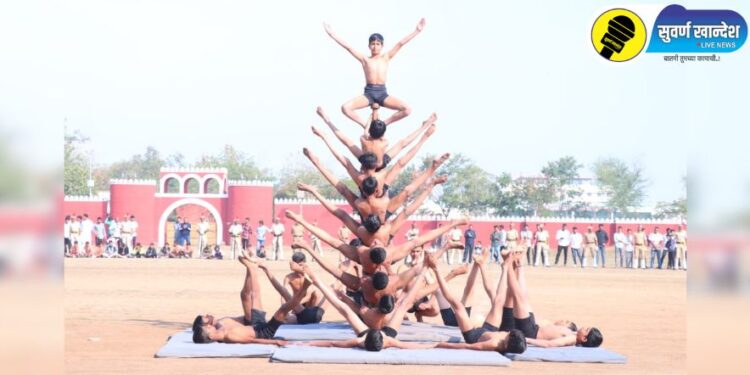 जळगाव येथील प्रजासत्ताक द‍िन ध्वजारोहण सोहळ्यात सांस्कृत‍िक कार्यक्रमांनी आणली रंगत