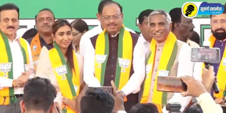 मोठी बातमी! डॉ. उल्हास पाटील यांचा कन्या केतकीसह भाजपात प्रवेश