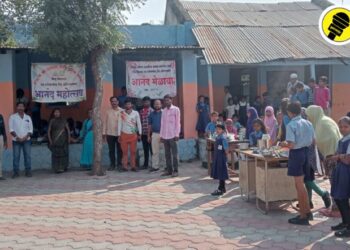 नांदगाव तांडा येथील जि.प. प्राथमिक शाळेत आनंद बाळ मेळावा उत्साहात साजरा