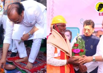 उपमुख्यमंत्री अजित पवार जिल्ह्यात दाखल, अमळनेर तालुका क्रीडा संकुल उर्वरित बांधकामांचे केले भूमिपूजन