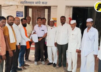 मन्याड धरण परिसरातील शेतकऱ्यांचे तहसीलदारांना निवेदन, ‘या’ आहेत मागण्या…