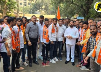 आमदार किशोर पाटील यांच्या नेतृत्वात भाजपचे अमोल शिंदे व शरद पवार गट समर्थकांचा शिवसेनेत प्रवेश