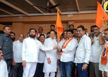 उद्योजक अमृत चौधरी यांचा मुख्यमंत्री एकनाथ शिंदे यांच्या उपस्थितीत शिवसेनेत प्रवेश