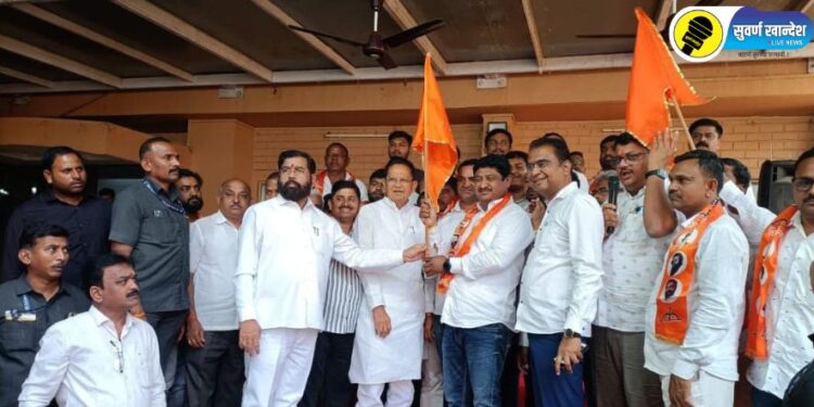 उद्योजक अमृत चौधरी यांचा मुख्यमंत्री एकनाथ शिंदे यांच्या उपस्थितीत शिवसेनेत प्रवेश