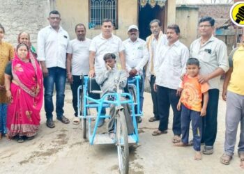 भोजे चिंचपुरे येथील दिव्यांग व्यक्तीला मिळवून दिली 3 चाकी सायकल, काय आहे संपूर्ण बातमी?