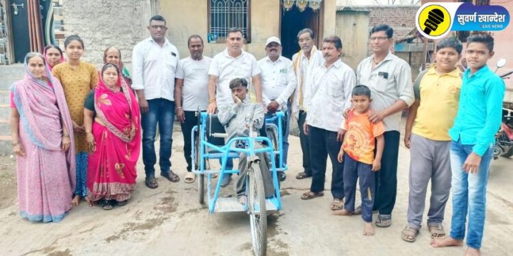 भोजे चिंचपुरे येथील दिव्यांग व्यक्तीला मिळवून दिली 3 चाकी सायकल, काय आहे संपूर्ण बातमी?