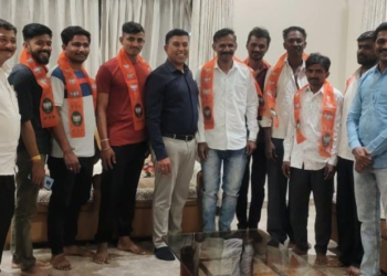 आंबेवडगांव येथील ग्रा.पं.सदस्य व कार्यकर्त्यांनी केला अमोल शिंदे यांच्या नेतृत्वात भाजपा प्रवेश