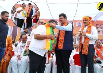 पारोळा येथील माजी नगराध्यक्ष गोविंद एकनाथ शिरोळे भाजपात, जळगावात देवेंद्र फडणवीसांच्या उपस्थितीत झाला पक्षप्रवेश