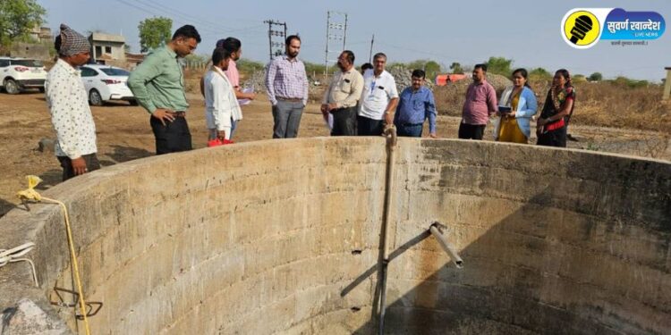 ZP CEO श्री अंकित यांची पारोळा तालुक्यात भेट, पाणीटंचाईबाबत प्रशासनाला दिल्या महत्वाच्या सूचना