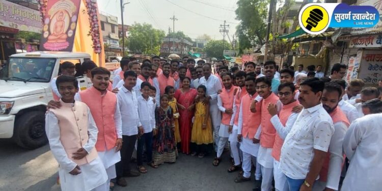 अहिंसा परमो धर्म : पाचोरा येथे भगवान महावीर जयंती उत्साहात साजरी, वैशाली सुर्यवंशींचा सहभाग