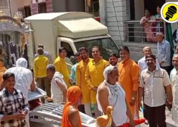 पारोळा येथे जन्मकल्याणक महोत्सव उत्साहात मिरवणुकीत सर्वधर्मीयांकडून मंगल आरती