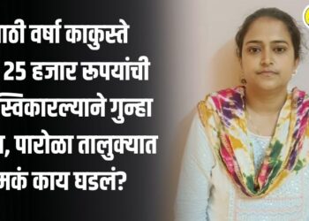 तलाठी वर्षा काकुस्ते यांनी 25 हजार रूपयांची लाच स्विकारल्याने गुन्हा दाखल, पारोळा तालुक्यात नेमकं काय घडलं?