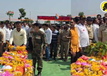 वीर जवान वैभव वाघ यांना अखेरचा निरोप, पांढरद येथे शासकीय इतमामात अंत्यसंस्कार