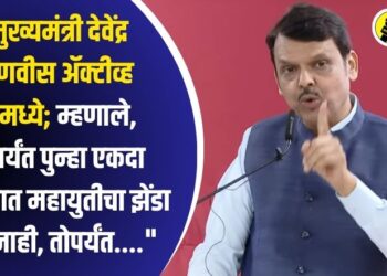 उपमुख्यमंत्री देवेंद्र फडणवीस अ‍ॅक्टीव्ह मोडमध्ये; म्हणाले, “जोपर्यंत पुन्हा एकदा महाराष्ट्रात महायुतीचा झेंडा रोवत नाही, तोपर्यंत….”