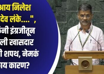 “आय निलेश ज्ञानदेव लंके….”, लंकेंनी इंग्रजीतून घेतली खासदार पदाची शपथ, नेमकं काय कारण?