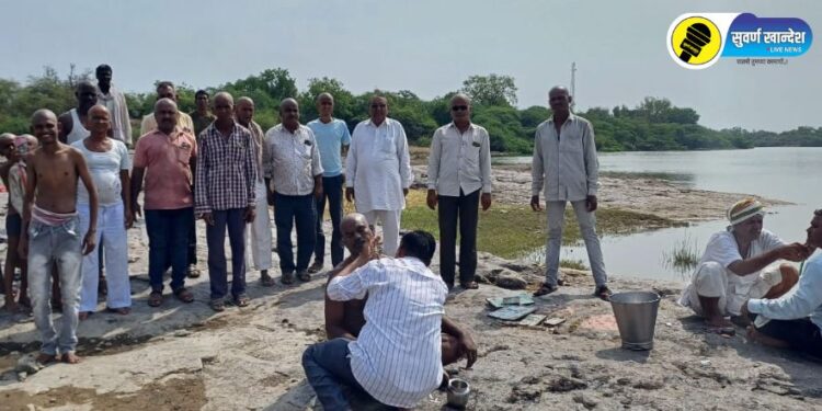 भडगाव तालुक्यातील अंतुर्ली येथे वानराचा केला दशक्रियाविधी