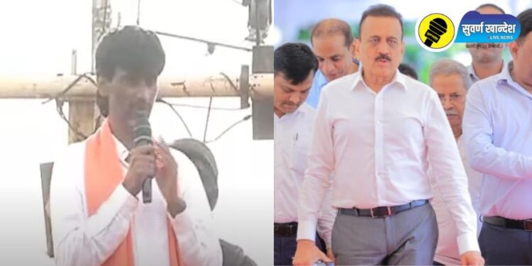 manoj jarange patil on girish mahajan