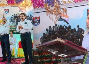 शहिद युध्द स्मारक, सैनिकी शाळा उभारण्यासाठी प्रयत्न करणार – जिल्हाधिकारी आयुष प्रसाद