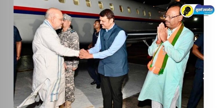 welcome of Union Minister Amit Shah in Pune