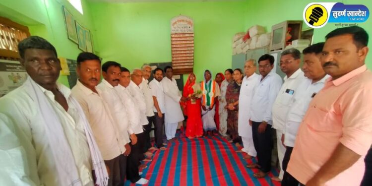 भडगाव तालुक्यातील अंतुर्ली बुवाची येथे उपसरपंच पदी सखुबाई चंद्रभान बनकर यांची निवड