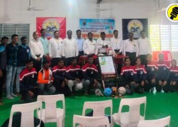 पारोळा येथील राणी लक्ष्मी महाविद्यालयात क्रीडा विभागातर्फे राष्ट्रीय क्रीडा दिवस साजरा