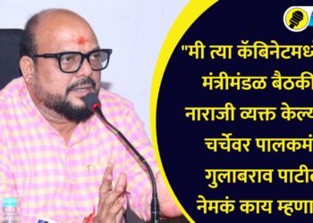 Video : “मी त्या कॅबिनेटमध्ये….”, मंत्रीमंडळ बैठकीत नाराजी व्यक्त केल्याच्या चर्चेवर पालकमंत्री गुलाबराव पाटील यांची प्रतिक्रिया