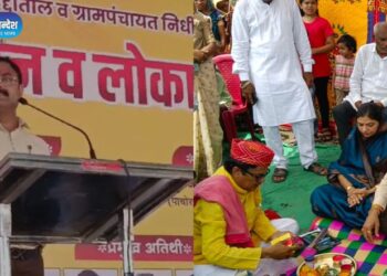 आमदार किशोर पाटील यांच्या हस्ते जारगाव ग्रामपंचायत हद्दीत विविध कामांचे भूमिपुजन व उद्घाटन