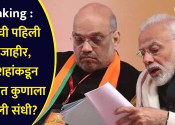 Breaking : भाजपची पहिली यादी जाहीर, मोदी-शहांकडून खान्देशात कुणाला मिळाली संधी?