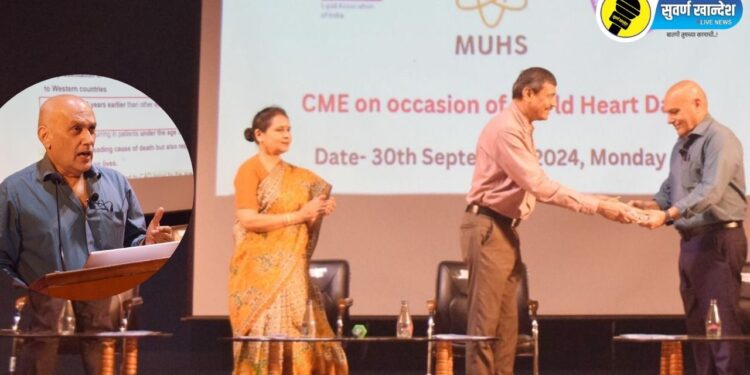 Founder President of Lipid Association of India Dr. Raman Puri at muhs nashik