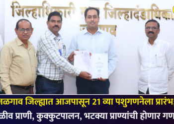 जळगाव जिल्ह्यात आजपासून 21 व्या पशुगणनेला प्रारंभ; पाळीव प्राणी, कुक्कुटपालन, भटक्या प्राण्यांची होणार गणना