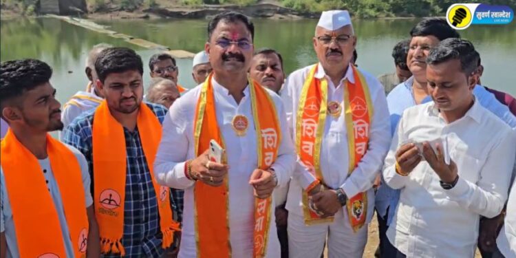 Pachora News : आमदार किशोर आप्पा पाटील यांच्या हस्ते गळद नदीचे जलपूजन