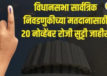 विधानसभा सार्वत्रिक निवडणुकीच्या मतदानासाठी 20 नोव्हेंबर रोजी सुट्टी जाहीर