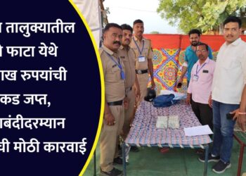 पाचोरा तालुक्यातील जोगे फाटा येथे 20 लाख रुपयांची रोकड जप्त, नाकाबंदीदरम्यान पोलिसांची मोठी कारवाई