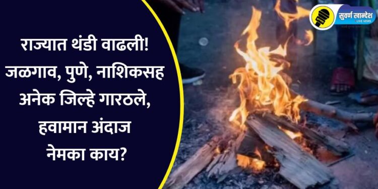 राज्यात थंडी वाढली! जळगाव, पुणे, नाशिकसह अनेक जिल्हे गारठले, हवामान अंदाज नेमका काय?