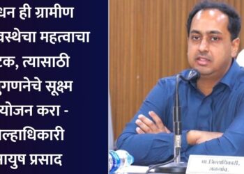 पशुधन ही ग्रामीण अर्थव्यवस्थेचा महत्वाचा घटक त्यासाठी पशुगणनेचे सूक्ष्म नियोजन करा – जिल्हाधिकारी आयुष प्रसाद