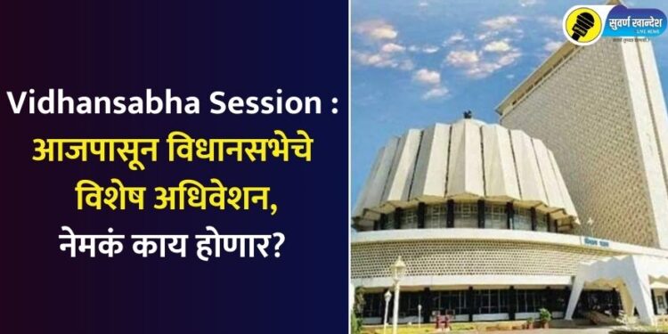 Vidhansabha Session : आजपासून विधानसभेचे विशेष अधिवेशन, नेमकं काय होणार?